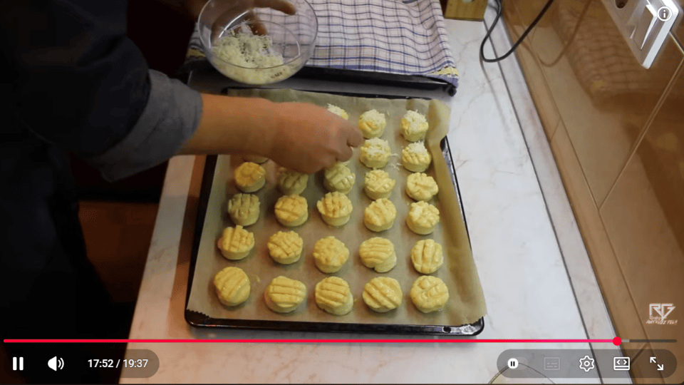 RG Konyhája receptek sajtos pogácsa videó