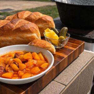 RG Konyhája paprikás krumpli bográcsban