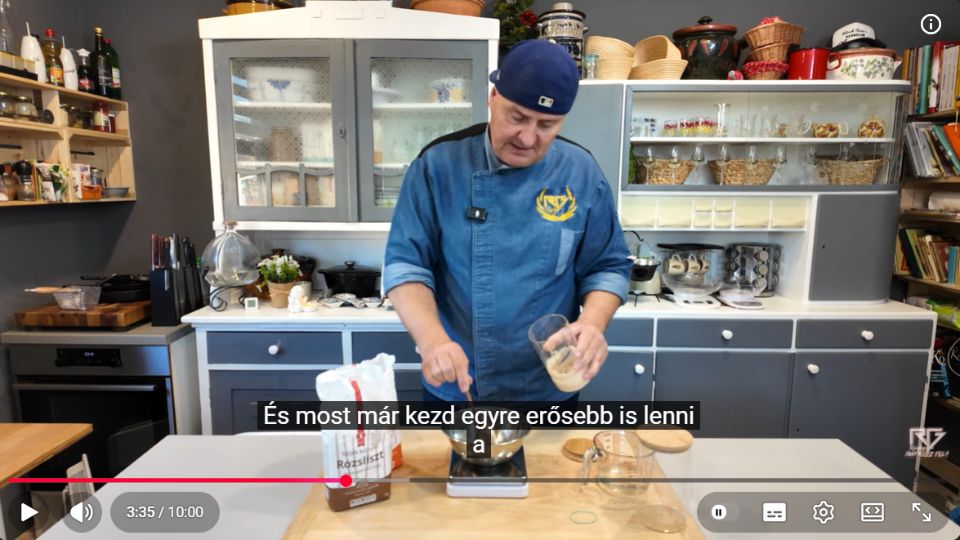 RG Konyhája kovász nevelése