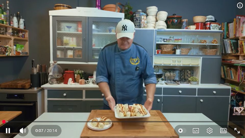 RG Konyhája receptek sajtos roló videó