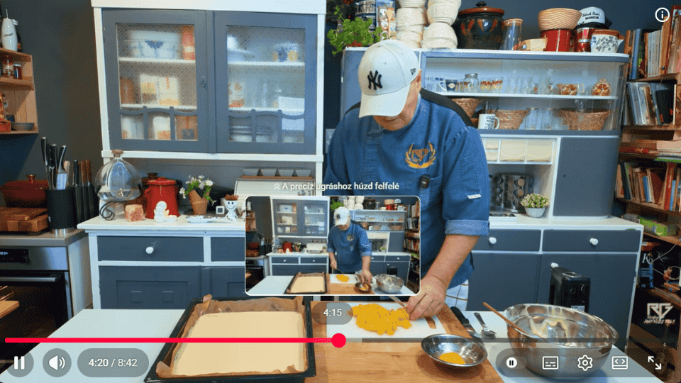 RG Konyhája receptek barackos kevert süti videó