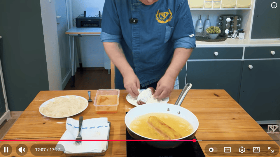 RG Konyhája sajttal sonkával töltött rántott sertésszűz videó