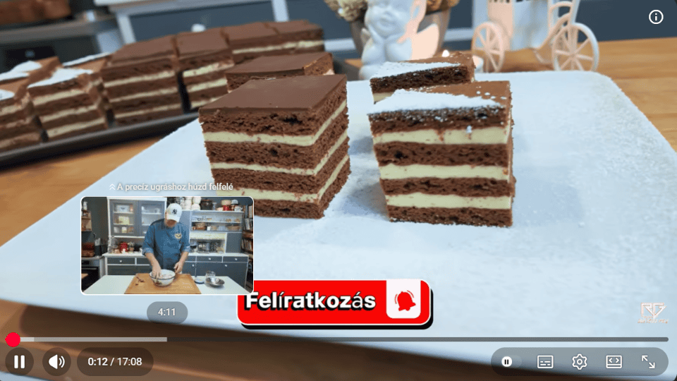 RG Konyhája receptek stollwerck szelet videó